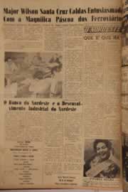 Página do jornal O Nordeste de maio de 1960