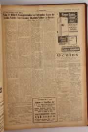 Página do jornal O Nordeste de maio de 1960