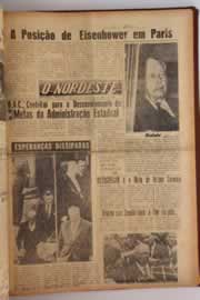 Página do jornal O Nordeste de maio de 1960