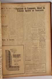 Página do jornal O Nordeste de maio de 1960