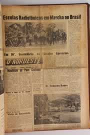 Página do jornal O Nordeste de maio de 1960
