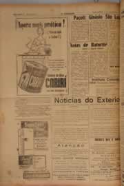 Página do jornal O Nordeste de junho de 1960