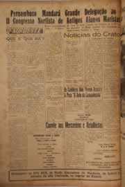 Página do jornal O Nordeste de junho de 1960