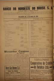 Página do jornal O Nordeste de junho de 1960