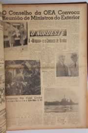 Página do jornal O Nordeste de julho de 1960