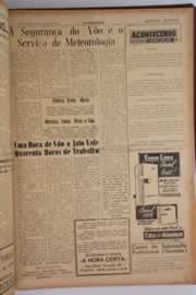 Página do jornal O Nordeste de julho de 1960