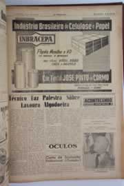 Página do jornal O Nordeste de julho de 1960