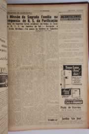 Página do jornal O Nordeste de agosto de 1960