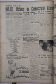 Página do jornal O Nordeste de agosto de 1960