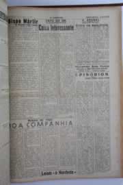 Página do jornal O Nordeste de agosto de 1960