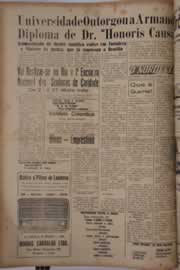 Página do jornal O Nordeste de setembro de 1960
