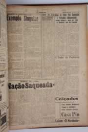 Página do jornal O Nordeste de setembro de 1960