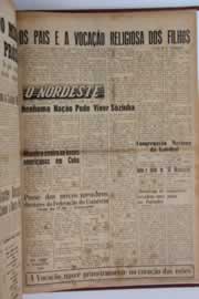 Página do jornal O Nordeste de setembro de 1960