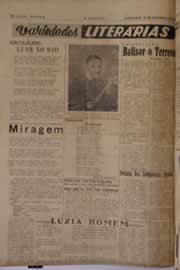 Página do jornal O Nordeste de setembro de 1960