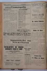 Página do jornal O Nordeste de novembro de 1960