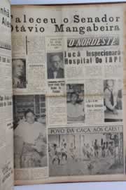 Página do jornal O Nordeste de novembro de 1960