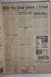 Página do jornal O Nordeste de janeiro de 1961
