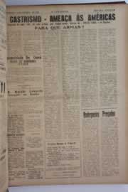 Página do jornal O Nordeste de janeiro de 1961