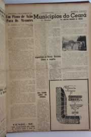 Página do jornal O Nordeste de janeiro de 1961