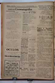 Página do jornal O Nordeste de janeiro de 1961