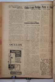 Página do jornal O Nordeste de janeiro de 1961