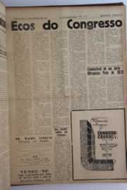 Página do jornal O Nordeste de janeiro de 1961