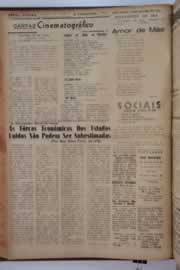 Página do jornal O Nordeste de janeiro de 1961