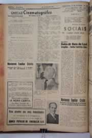 Página do jornal O Nordeste de janeiro de 1961