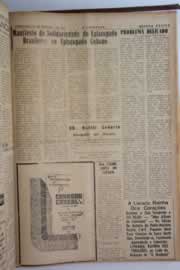 Página do jornal O Nordeste de janeiro de 1961
