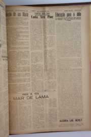 Página do jornal O Nordeste de março de 1961