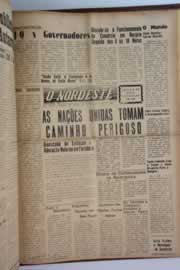 Página do jornal O Nordeste de março de 1961