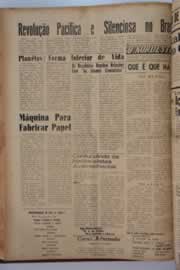 Página do jornal O Nordeste de março de 1961