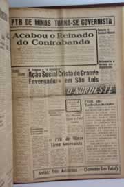 Página do jornal O Nordeste de março de 1961