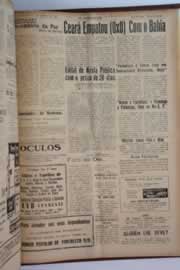 Página do jornal O Nordeste de março de 1961