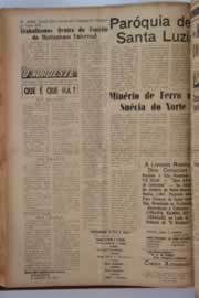 Página do jornal O Nordeste de março de 1961