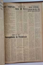 Página do jornal O Nordeste de março de 1961