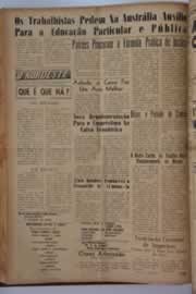 Página do jornal O Nordeste de março de 1961