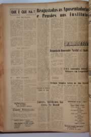 Página do jornal O Nordeste de março de 1961
