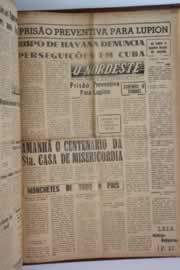 Página do jornal O Nordeste de março de 1961