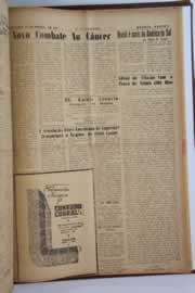 Página do jornal O Nordeste de março de 1961