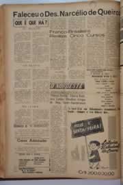 Página do jornal O Nordeste de março de 1961