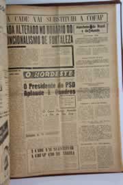 Página do jornal O Nordeste de março de 1961