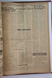 Página do jornal O Nordeste de março de 1961