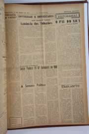 Página do jornal O Nordeste de março de 1961