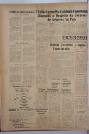 Página do jornal O Nordeste de março de 1961