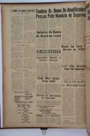 Página do jornal O Nordeste de abril de 1961