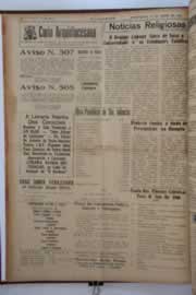 Página do jornal O Nordeste de abril de 1961