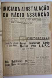 Página do jornal O Nordeste de abril de 1961