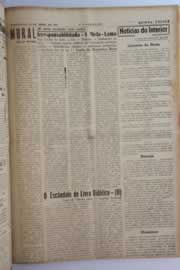 Página do jornal O Nordeste de abril de 1961