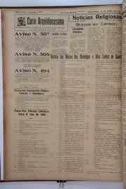 Página do jornal O Nordeste de abril de 1961